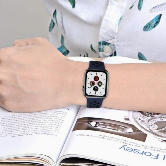 Silicone Apple watch Band 42mm, 44mm band 45mm band 49mm band Sport, 46mm - Picture 3 of 3